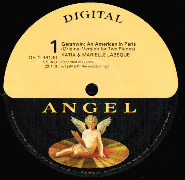 Gershwin* / Grainger* - Katia & Marielle Labeque* : An American In Paris / Fantasy On Porgy And Bess (LP, Album)