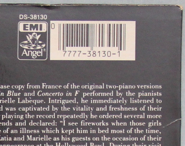 Gershwin* / Grainger* - Katia & Marielle Labeque* : An American In Paris / Fantasy On Porgy And Bess (LP, Album)