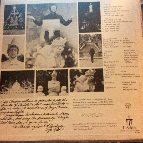 Father Pat : Christmas With Fr. Pat At LaSalette (LP, Album)