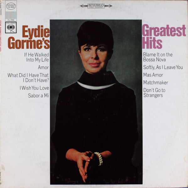 Eydie Gorme* : Eydie Gorme's Greatest Hits (LP, Comp, RE)