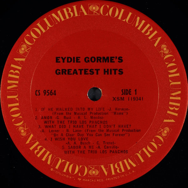 Eydie Gorme* : Eydie Gorme's Greatest Hits (LP, Comp, RE)