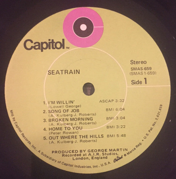 Seatrain : Seatrain (LP, Album, Los)