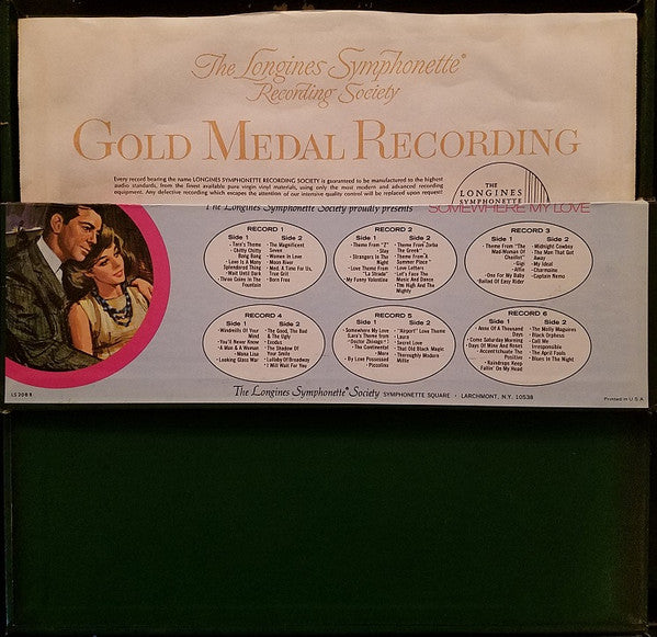 The Longines Symphonette : Somewhere My Love and Other Romantic Movie Melodies (6xLP + Box)