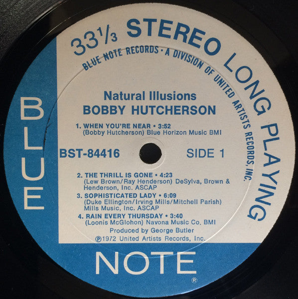 Bobby Hutcherson : Natural Illusions (LP, Album)