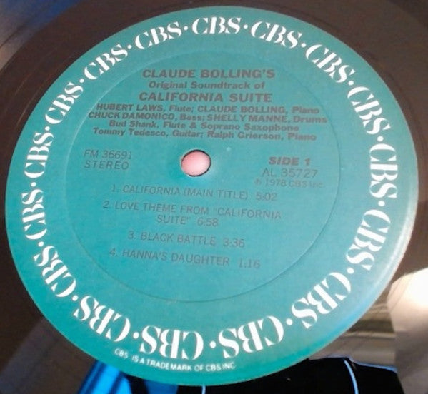 Claude Bolling : California Suite (LP, Album, RE)