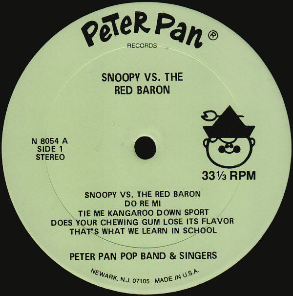Peter Pan Pop Band & Singers : Snoopy Vs. The Red Baron (LP, Album)
