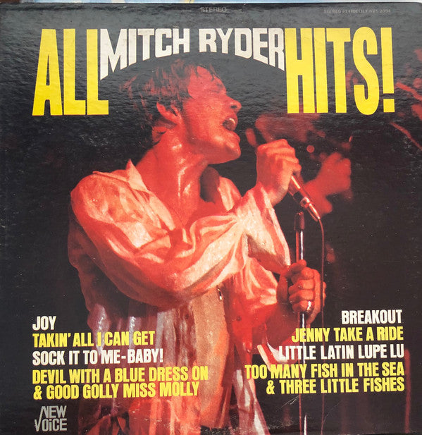 Mitch Ryder : All Mitch Ryder Hits! (LP, Comp, 𝓐𝓡𝓟)