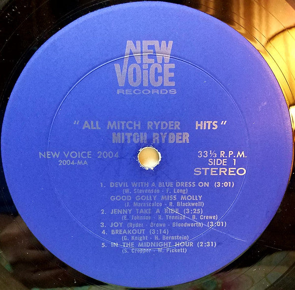 Mitch Ryder : All Mitch Ryder Hits! (LP, Comp, 𝓐𝓡𝓟)