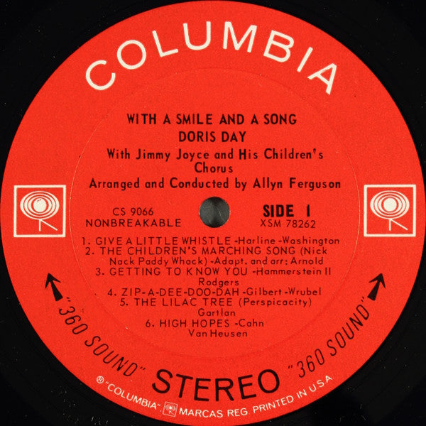Doris Day, Jimmy Joyce And His Children's Chorus* : With A Smile And A Song (LP, Album)