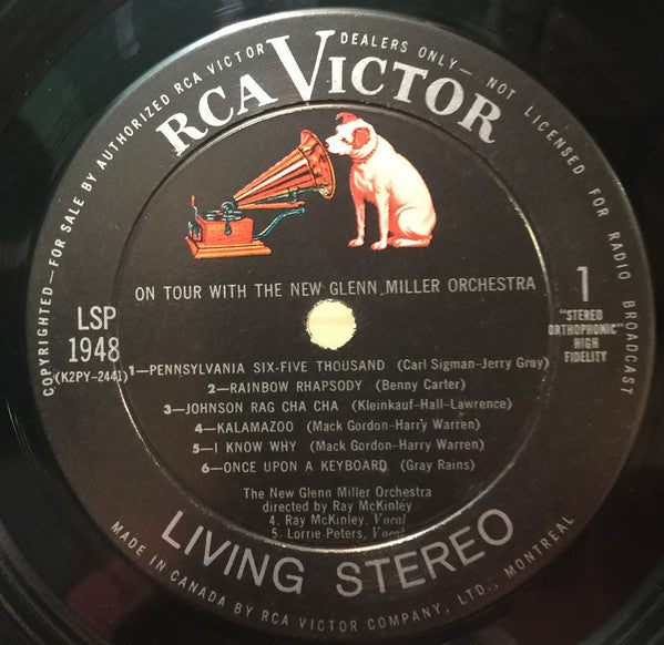 The New Glenn Miller Orchestra : On Tour With The New Glenn Miller Orchestra (LP, Album)