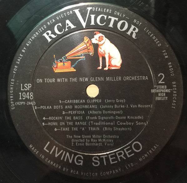 The New Glenn Miller Orchestra : On Tour With The New Glenn Miller Orchestra (LP, Album)