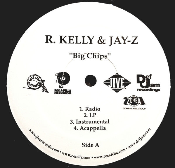 R. Kelly & Jay-Z : Big Chips / The Return (12", Promo)