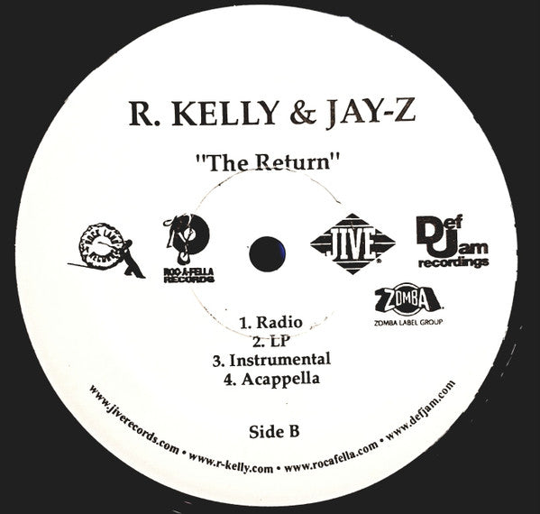 R. Kelly & Jay-Z : Big Chips / The Return (12", Promo)