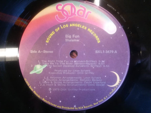 Shalamar : Big Fun (LP, Album, Ind)