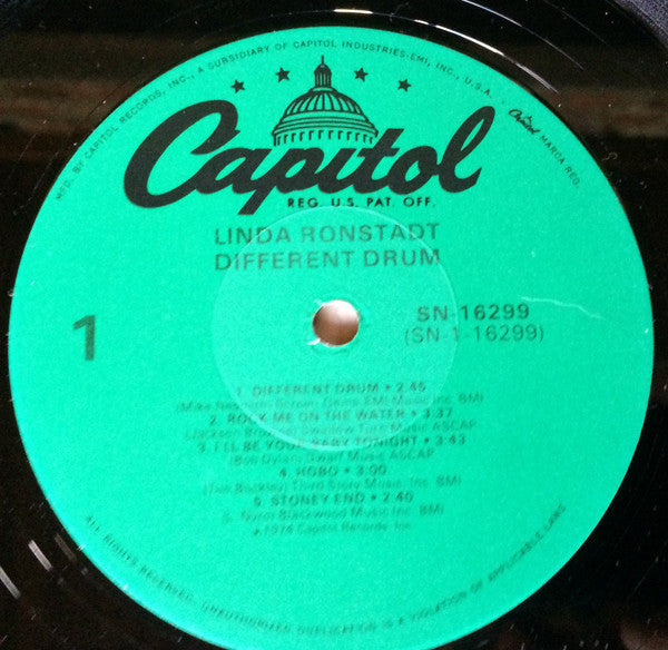Linda Ronstadt : Different Drum (LP, Comp, RE)