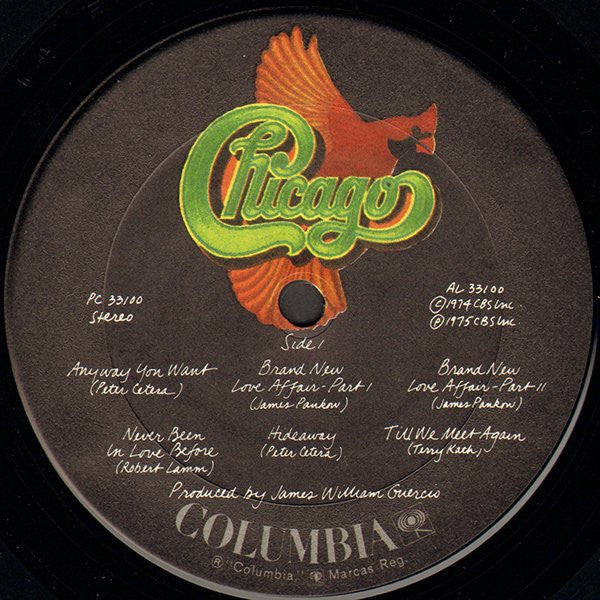 Chicago (2) : Chicago VIII (LP, Album, San)