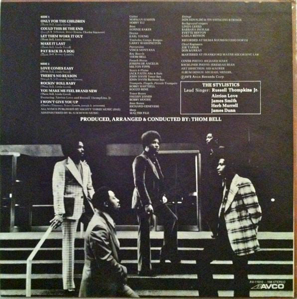 The Stylistics : Rockin' Roll Baby (LP, Album, Mon)