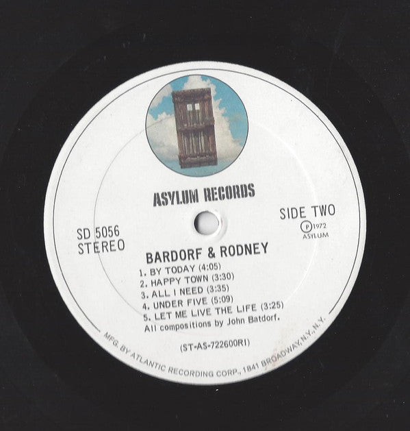 Batdorf & Rodney : Batdorf & Rodney (LP, Album, Ric)