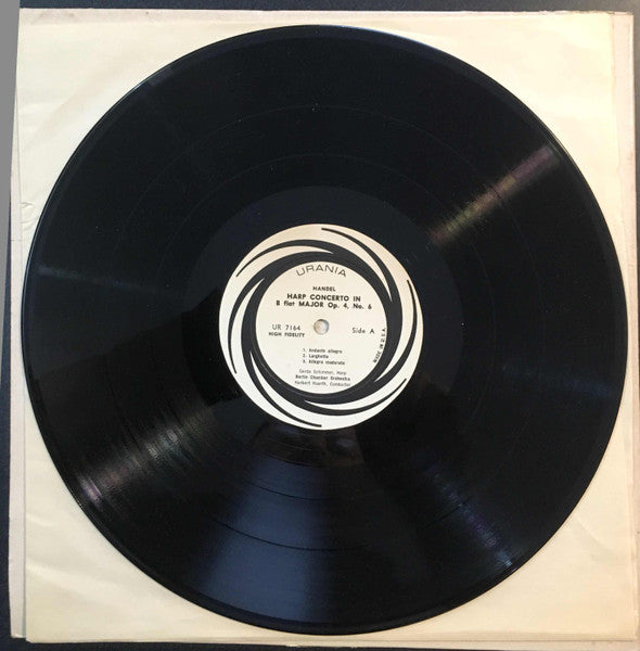 Handel* / Gerda Schimmel, Berlin Chamber Orchestra, Herbert Haarth ■ Gliere* / Jutta Zoff, Liepzig Philharmonic Orchestra*, Rudolf Kempe : Harp Concerto In B Flat Major ■  Harp Concerto In E Flat Major (LP, Album, Mono)