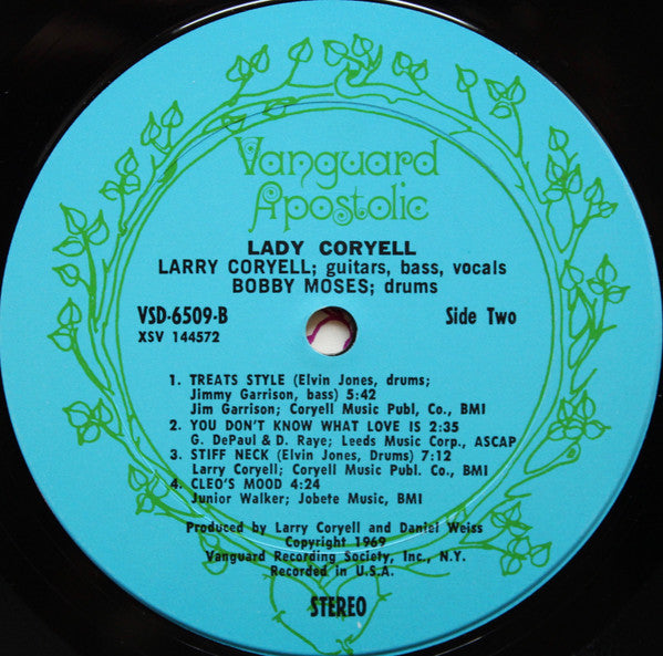 Larry Coryell : Lady Coryell (LP, Album, Pit)