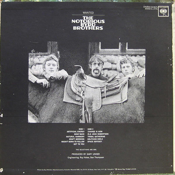 The Byrds : The Notorious Byrd Brothers (LP, Album, RP)