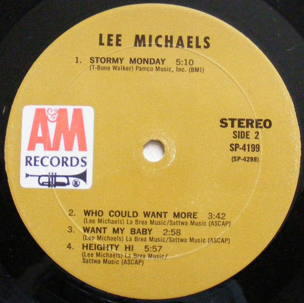 Lee Michaels : Lee Michaels (LP, Album, Mon)