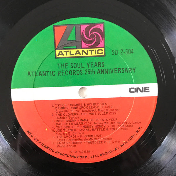 Various : The Soul Years (2xLP, Comp, RI )