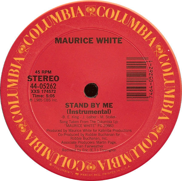 Maurice White : Stand By Me (12")