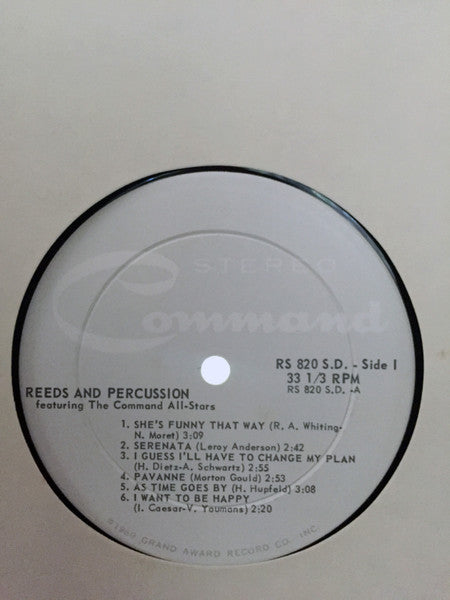 The Command All-Stars : Reeds And Percussion (LP, Gat)