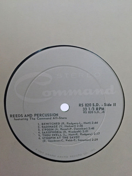 The Command All-Stars : Reeds And Percussion (LP, Gat)