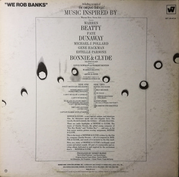 Charles Strouse : Bonnie and Clyde (LP, Album, Club)