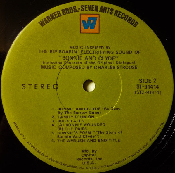 Charles Strouse : Bonnie and Clyde (LP, Album, Club)