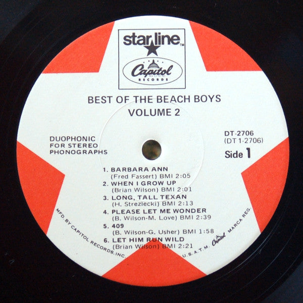 The Beach Boys : Best Of The Beach Boys, Vol. 2 (LP, Comp, RE, Duo)