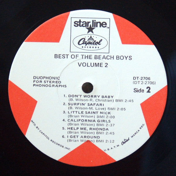 The Beach Boys : Best Of The Beach Boys, Vol. 2 (LP, Comp, RE, Duo)