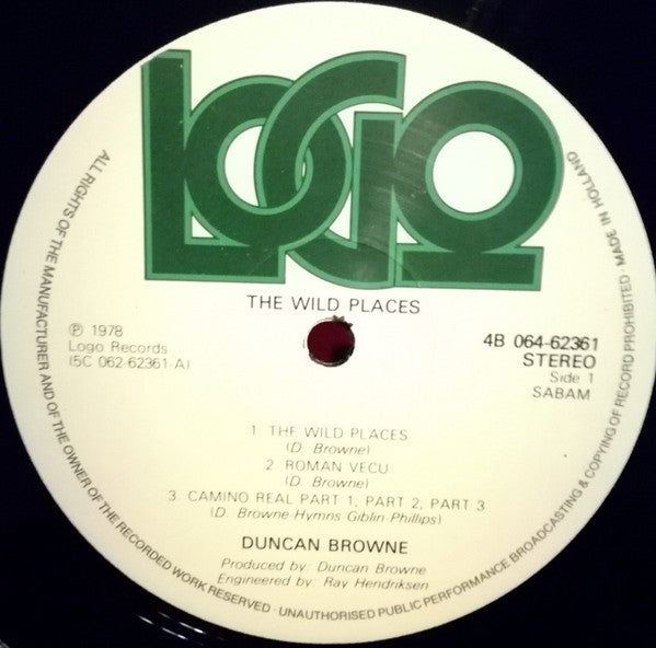 Duncan Browne : The Wild Places (LP, Album)