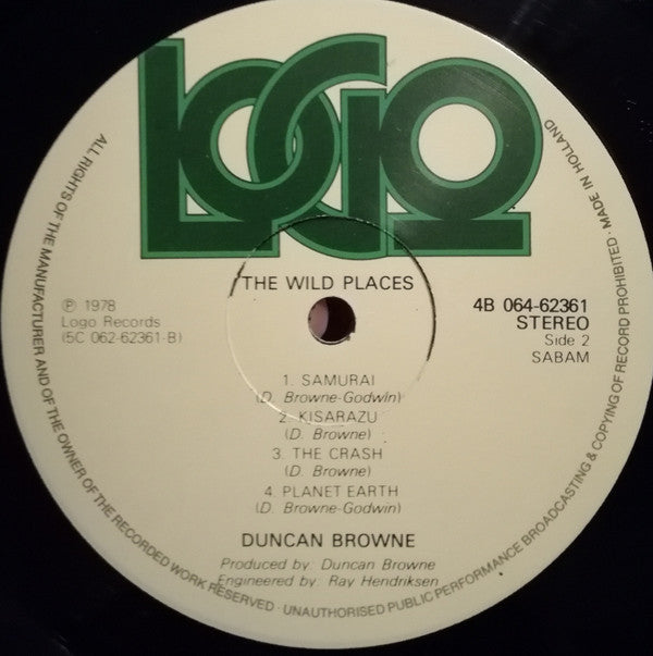 Duncan Browne : The Wild Places (LP, Album)
