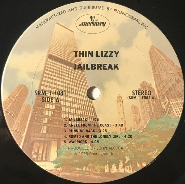 Thin Lizzy : Jailbreak (LP, Album, San)