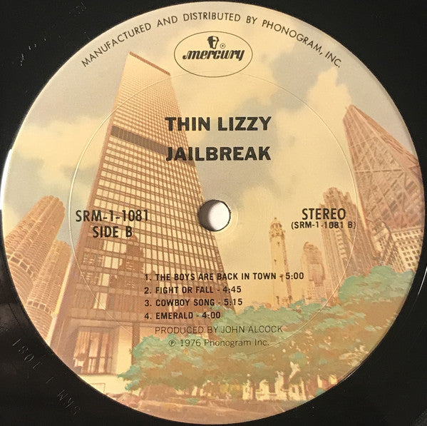 Thin Lizzy : Jailbreak (LP, Album, San)