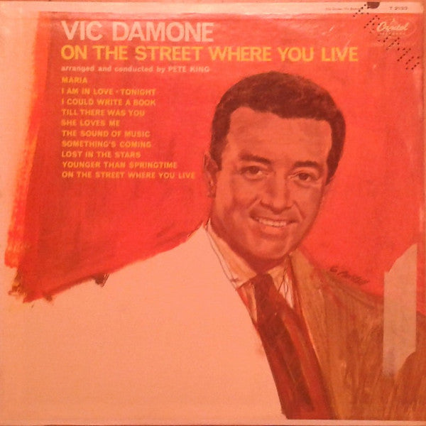 Vic Damone : On The Street Where You Live (LP, Album, Mono)