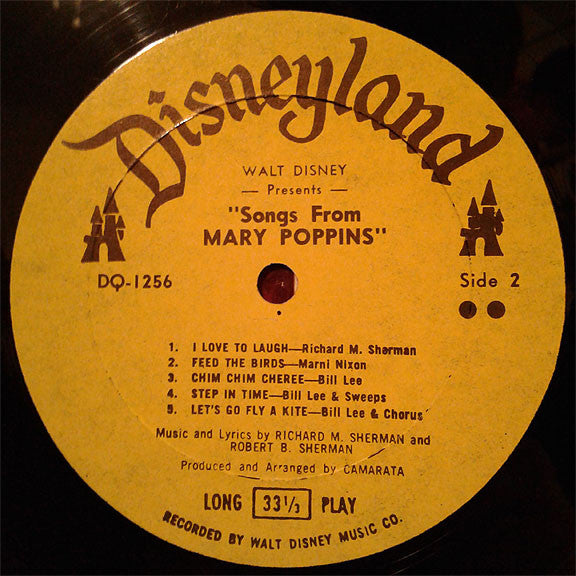 Various : 10 Songs From Mary Poppins (LP, Album, Yel)