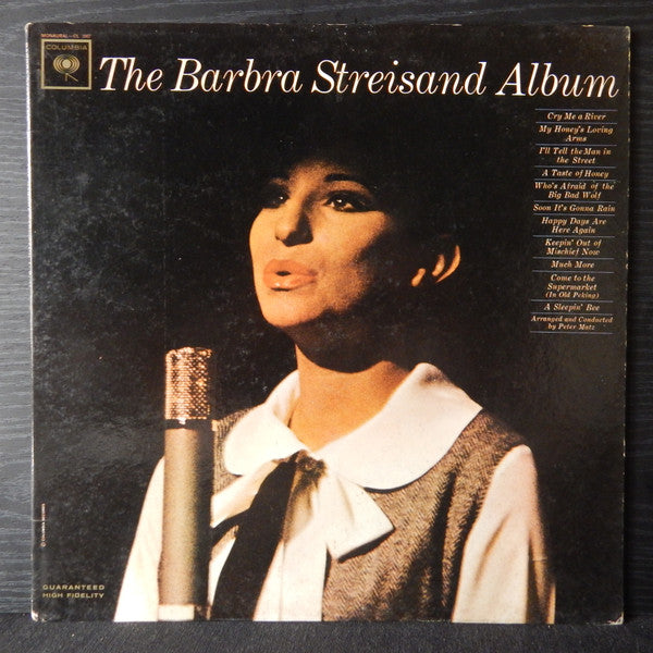 Barbra Streisand : The Barbra Streisand Album (LP, Album, Mono)