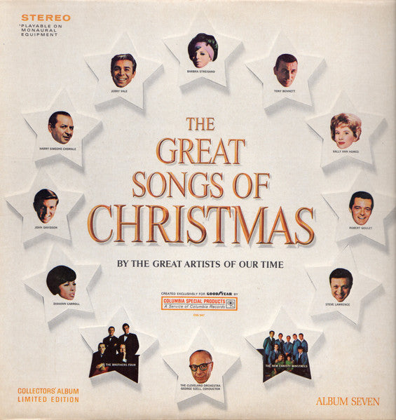 Various : The Great Songs Of Christmas (By The Great Artists Of Our Time) Album Seven (LP, Comp, Ltd, Ter)