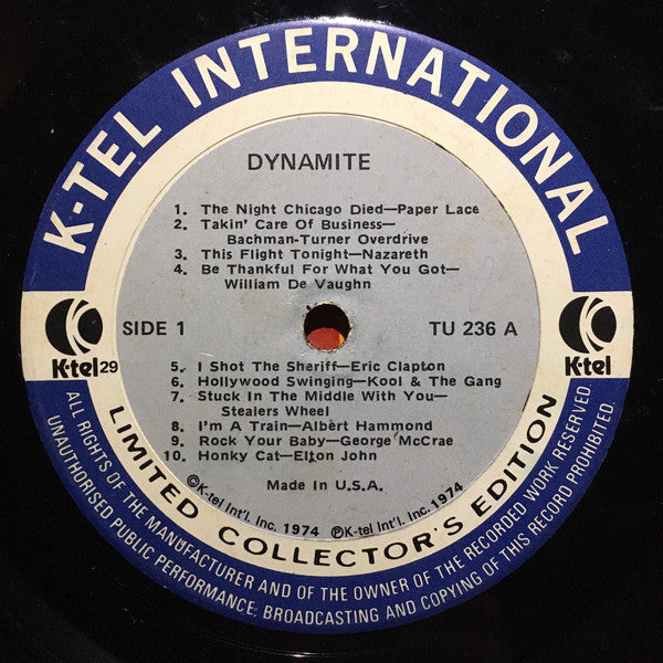 Various : Dynamite (LP, Comp, 29 )