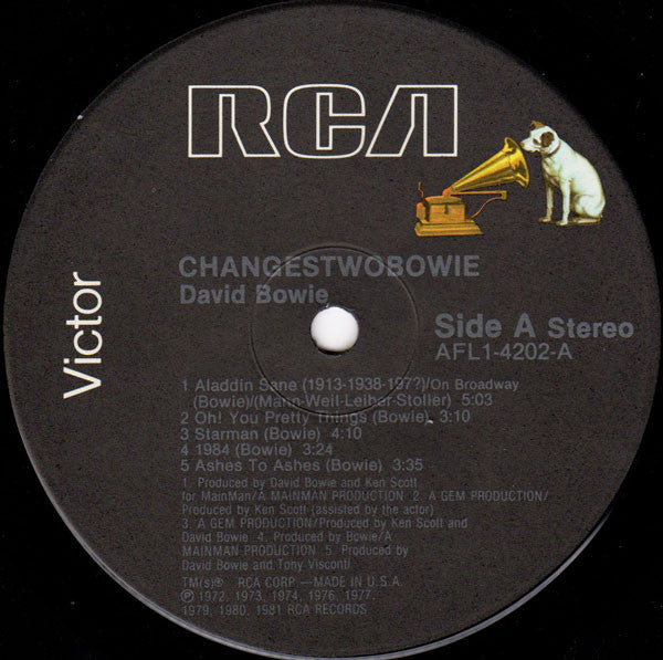 David Bowie : ChangesTwoBowie (LP, Comp)