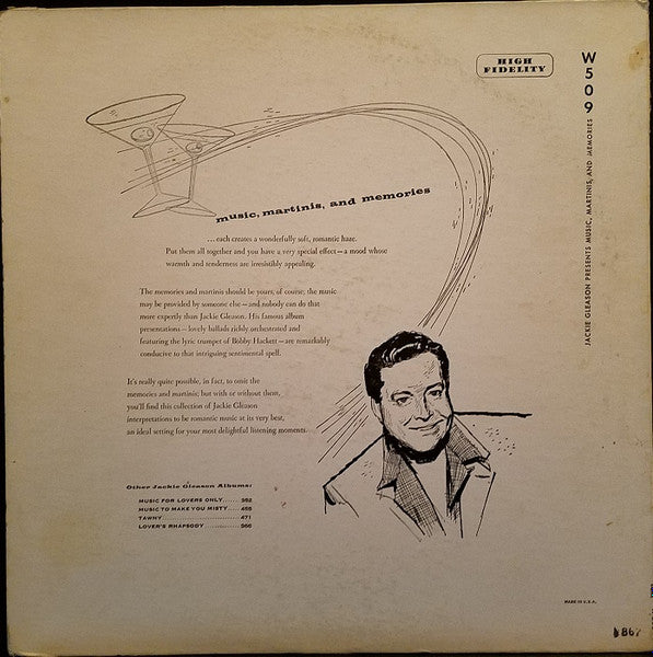 Jackie Gleason : Music, Martinis, And Memories (LP, Album, Mono)