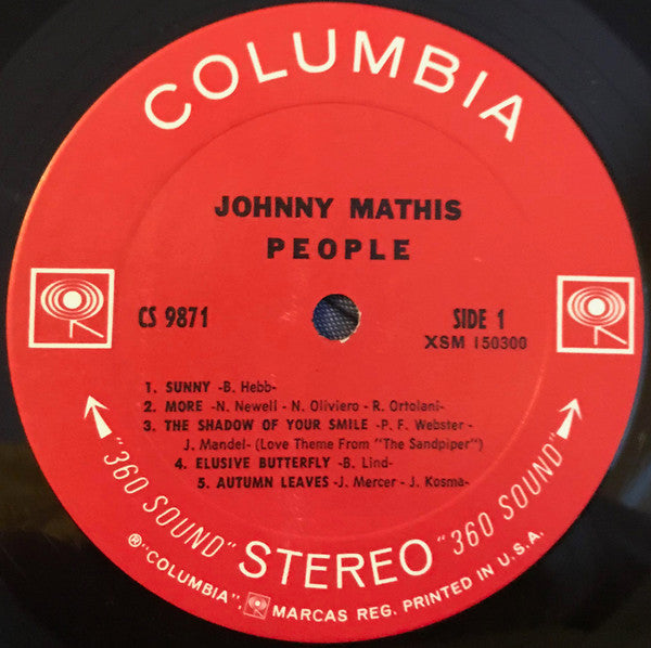 Johnny Mathis : People (LP, Album)