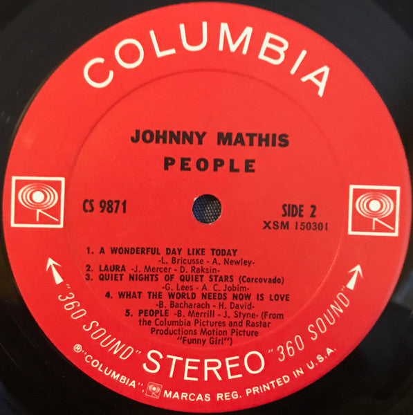 Johnny Mathis : People (LP, Album)