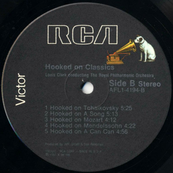 Louis Clark Conducting The Royal Philharmonic Orchestra* : Hooked On Classics (LP, Album)