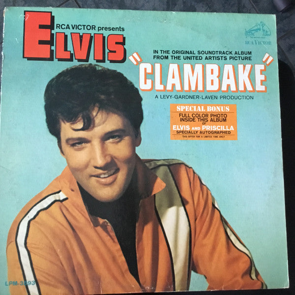 Elvis Presley : Clambake  (LP, Album, Mono, Hol)