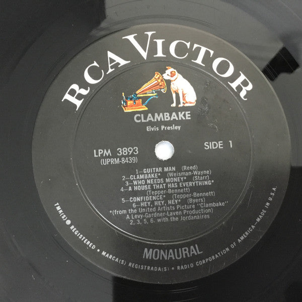 Elvis Presley : Clambake  (LP, Album, Mono, Hol)